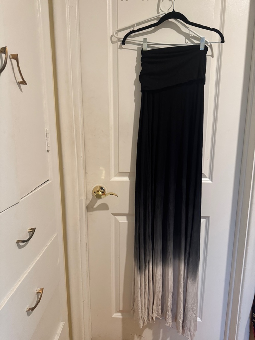 Young Fabulous & Broke Black to Gray Ombre Maxi Dress